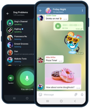 Utilisateur consultant Telegram sur un smartphone Android en mobilité